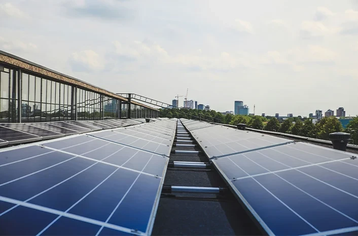 Rooftop solar panels